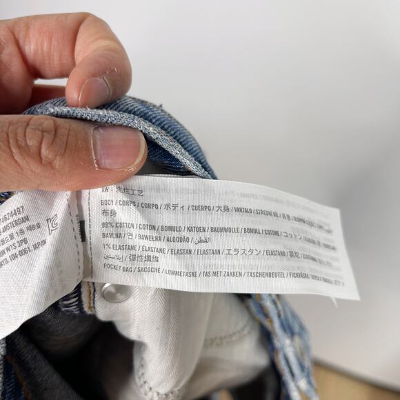 Abercrombie & Fitch Womens Size 25 / 0 Ripped The Mom Short High Rise Denim Jean - Picture 7 of 7